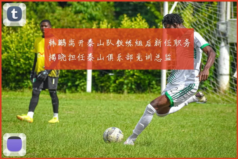 韩鹏离开泰山队教练组后新任职务揭晓担任泰山俱乐部竞训总监